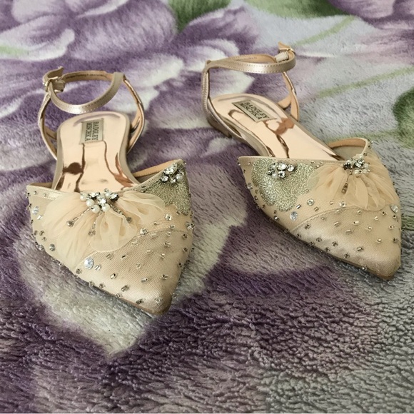 Badgley Mischka Karine Pointed Toe Flat - Picture 8 of 13